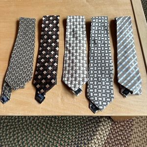 Lot of 5 “browns” ties
